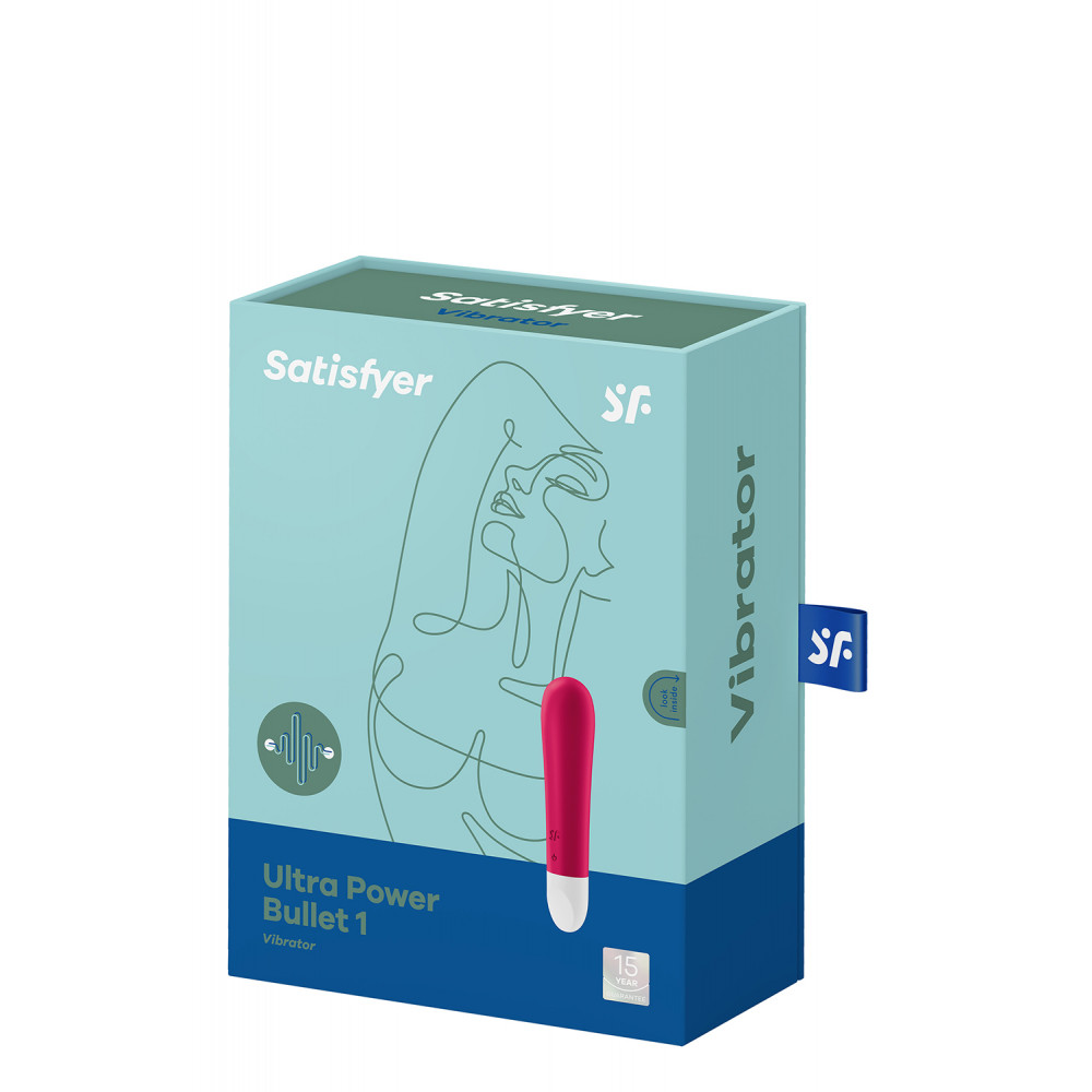 Вибропули - T360169 Мощная вибропуля Satisfyer Ultra Power Bullet 1 Red 3