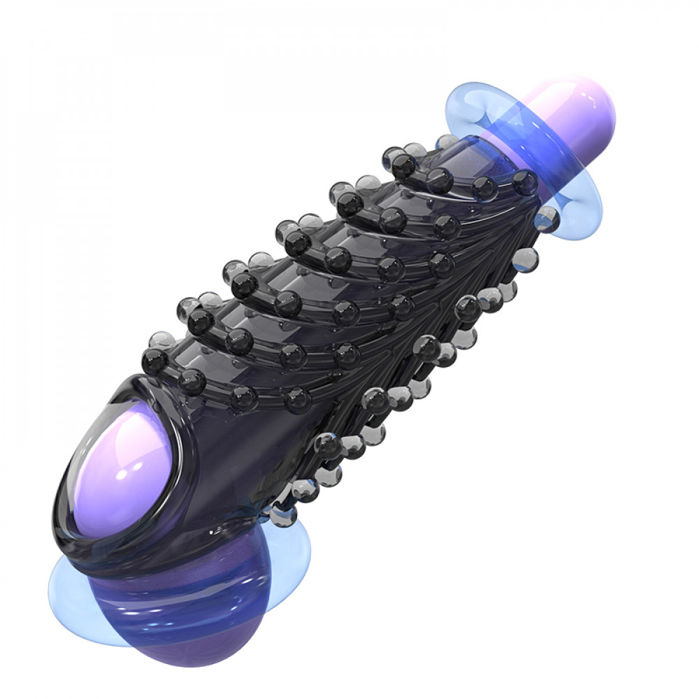 - Стимулююча насадка Meleon - Lock Beads Locking Sleeve, PS-12 8