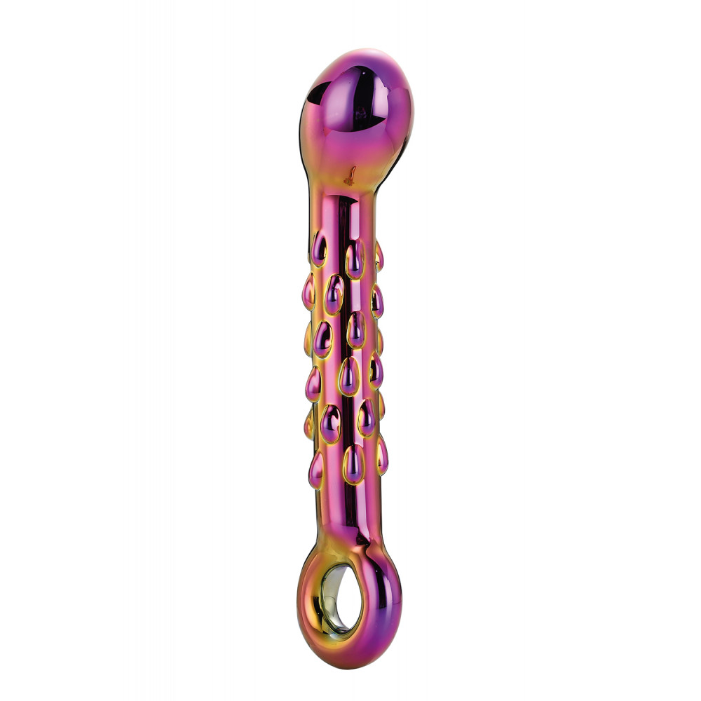 Секс игрушки - Стеклянный фаллоимитатор Dream Toys GLAMOUR GLASS RIBBED G-SPOT DILDO