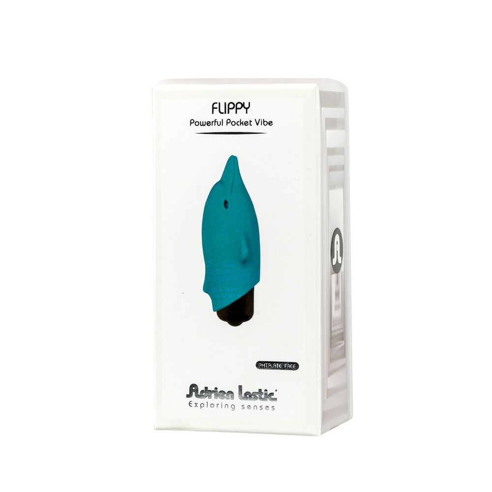 Клиторальный вибратор - Вибропуля Adrien Lastic Pocket Vibe Flippy 10 со стимулирующим носиком 1