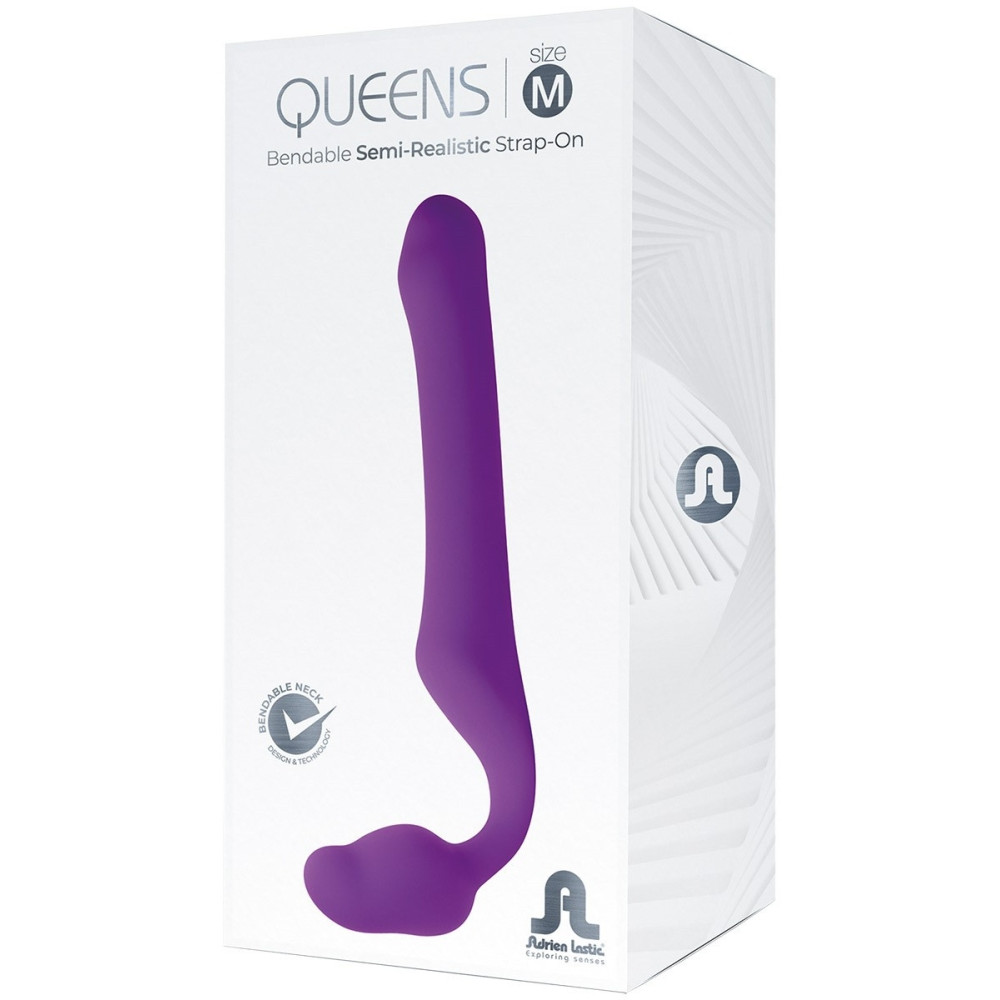 Разное - Безремневой страпон Adrien Lastic Queens фиолетовый, M 3