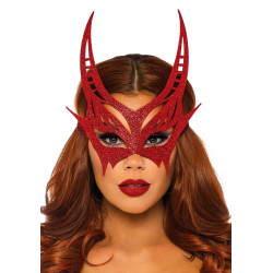 Блестящая маска дьявола Leg Avenue Glitter devil mask O/S