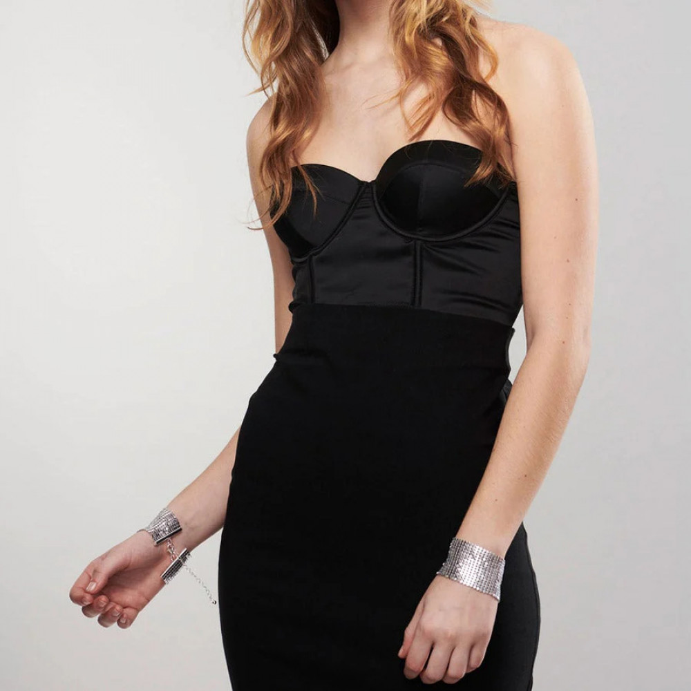 Різне - Браслети-наручники Bijoux Indiscrets срібні, OS 17