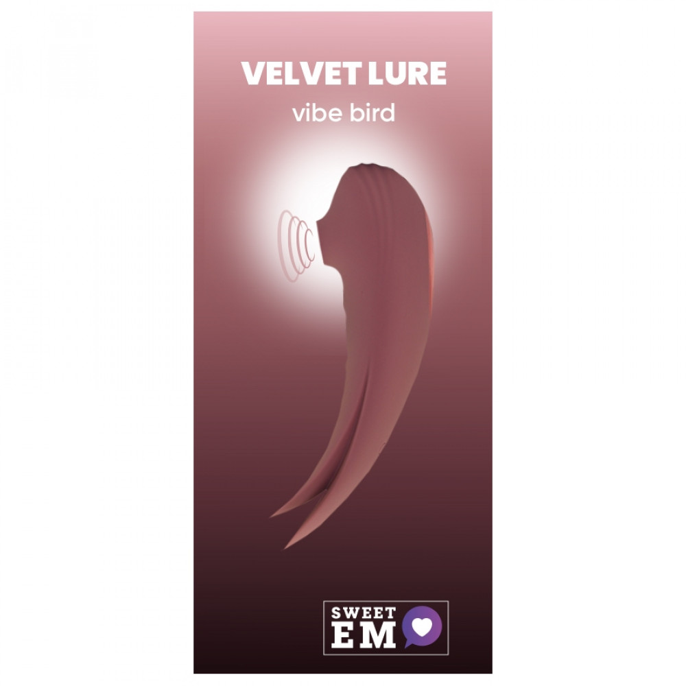 Різне - Двосторонній вакуумний стимулятор для клітора з вібрацією Sweet Em, рожевий