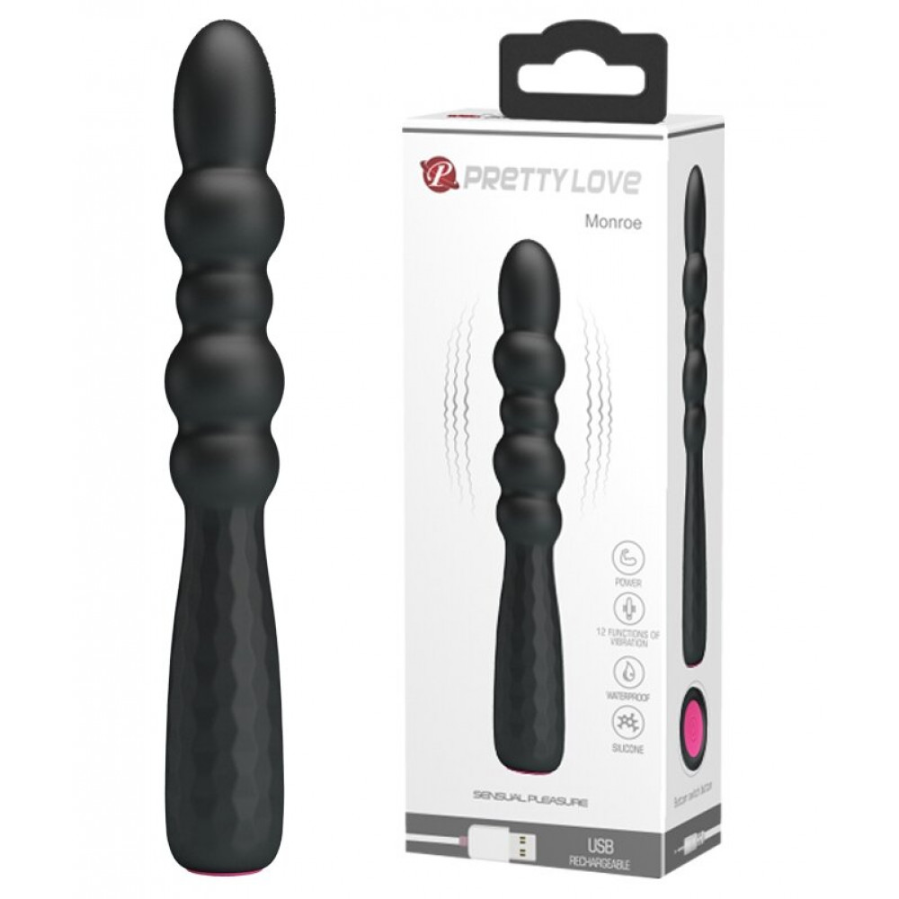 Різне - Гнучкий вібростимулятор PRETTY LOVE-MONROE, BI - 014758-1