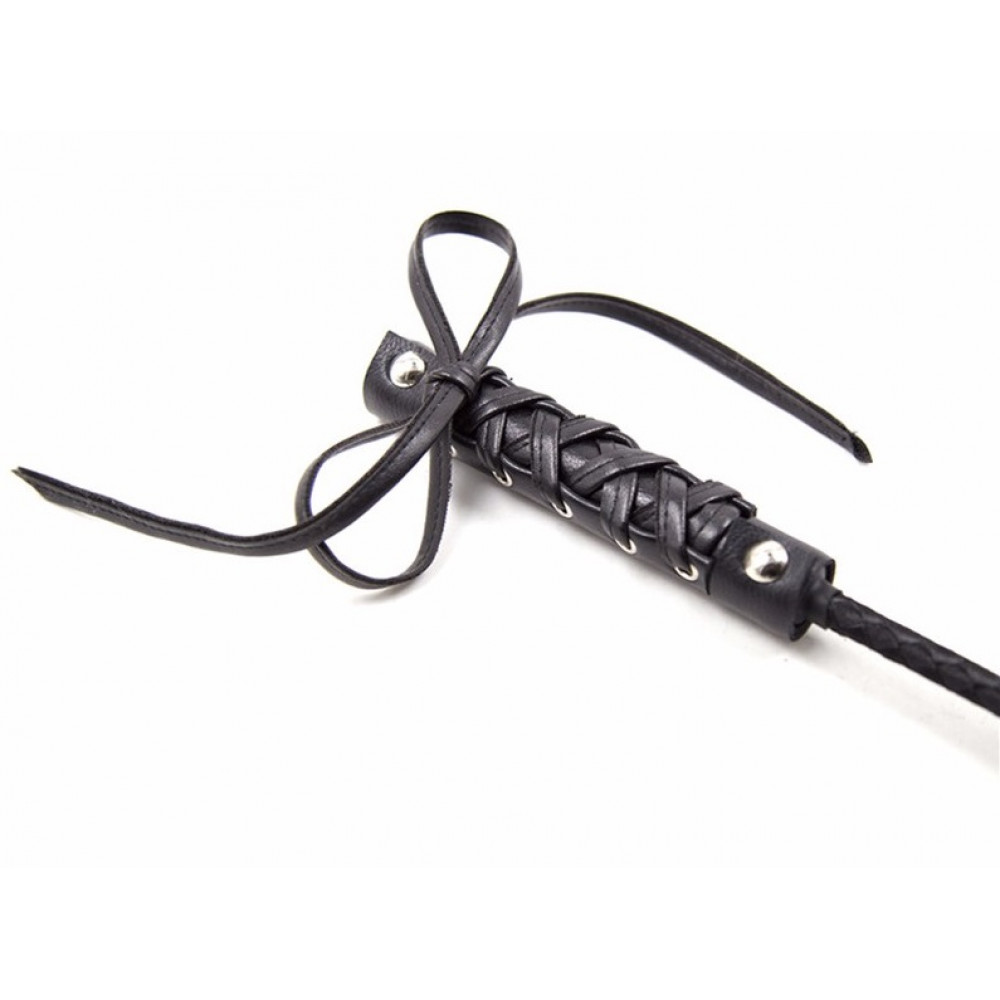 БДСМ игрушки - Кнут DS Fetish Whip braid black 4