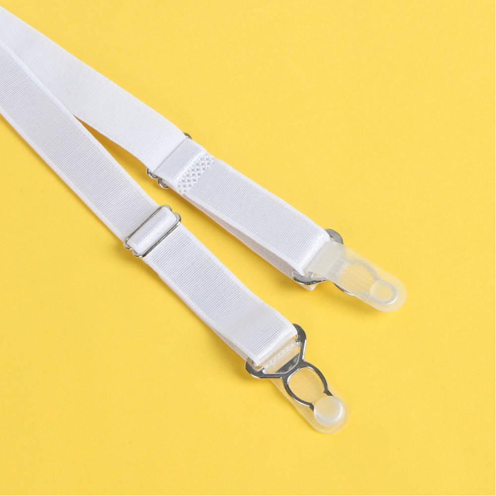  - Мереживні трусики з пажами для панчох Star Night і відкритим доступом, білі, XS-S 7