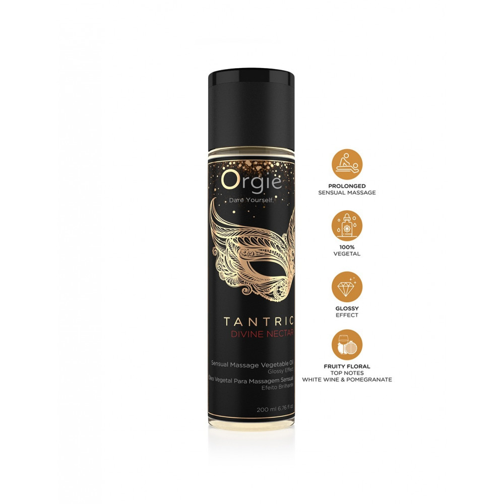 Разное - Масло для тантрического массажа Orgie Tantric Divine Nectar «НЕКТАР БОГОВ», 200 мл 1