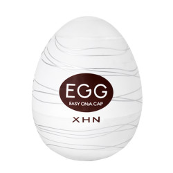 Мастурбатор-яйцо с рельефом XHN Egg Easy Ona-Cap, белый, 52 × 68 мм