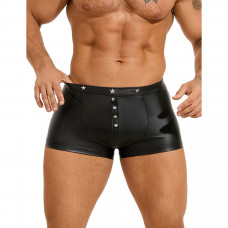 Чоловічі труси-боксери Star Night з імітацією шкіри, чорні, XL