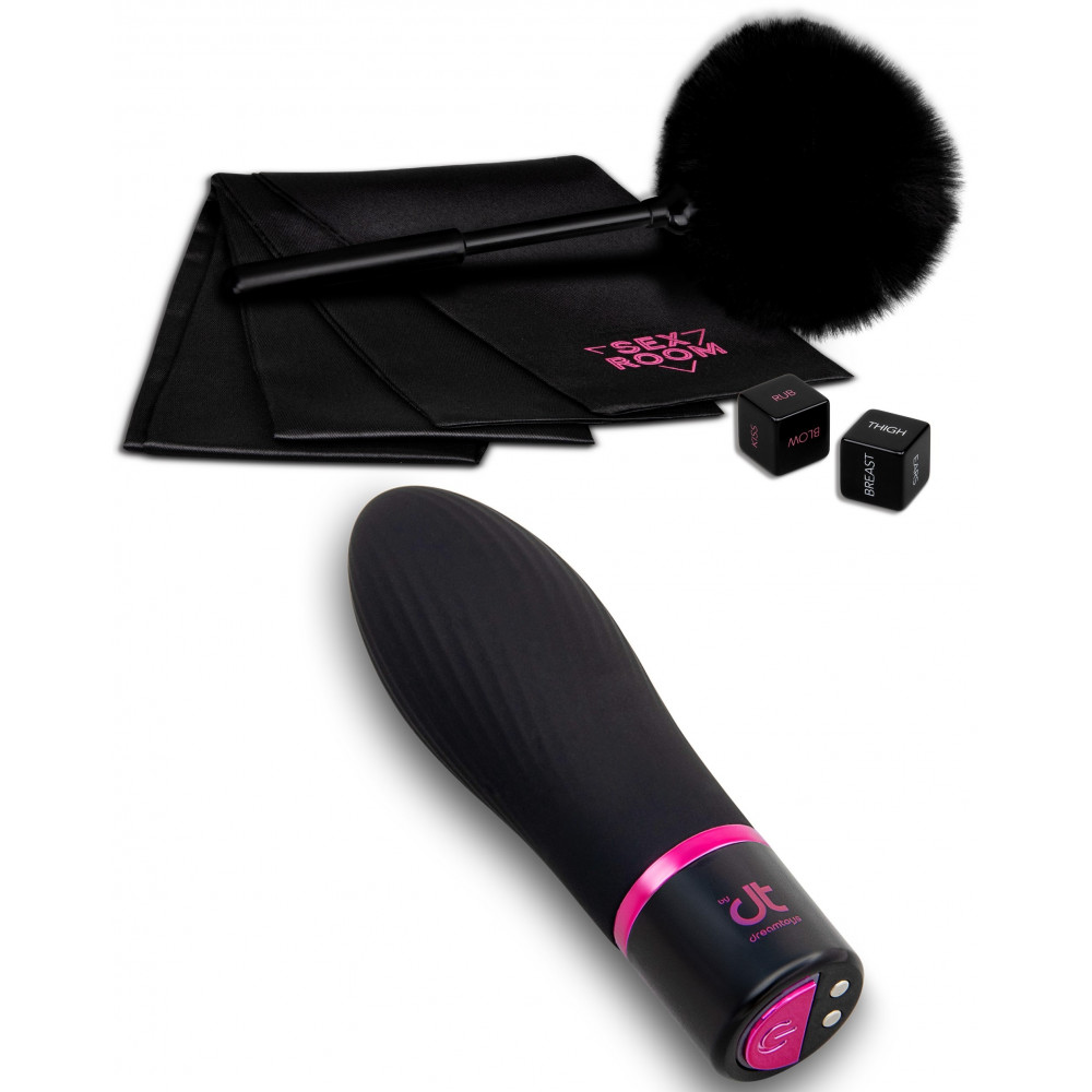 Разное - Набор девайсов для секс игр Dream Toys Sex Room Vibe Kit, 6 предметов, черный/розовый 1
