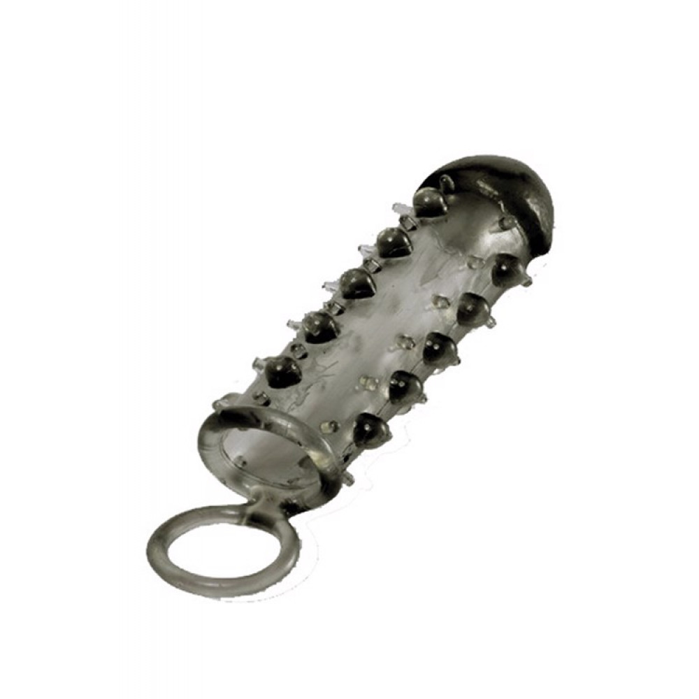 Эрекционные кольца и насадки - Насадка SAMURAI PENIS SLEEVE, BLACK