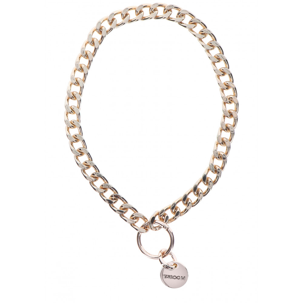 Різне - Нашийник та повідець Taboom Dona Statement з рожево-золотистого металу 9