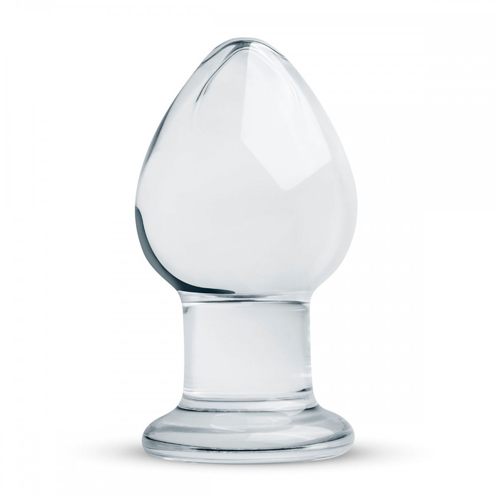  - Пробка стекло прозрачная Gildo Glass Buttplug No. 26