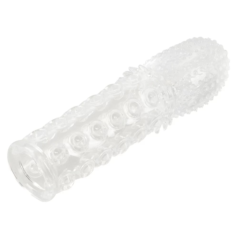 Різне - Рельєфна насадка на член You2Toys Crystal Skin Verlangerung із закритою головкою, прозора 1