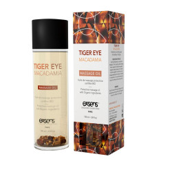 Массажное масло EXSENS Tiger Eye Macadamia (защита с тигровым глазом) 100мл, натуральное