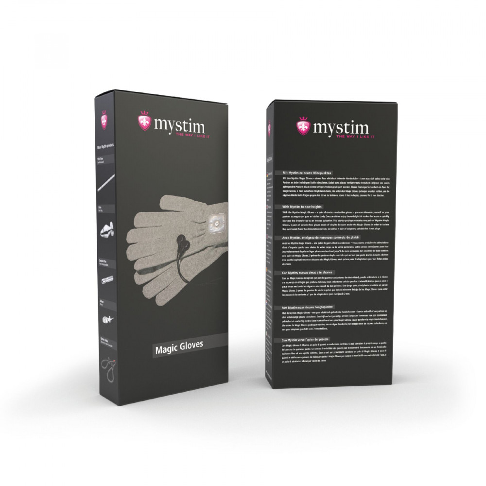Різне - Рукавички для електростимуляції Mystim Magic Gloves, дуже ніжний вплив 3