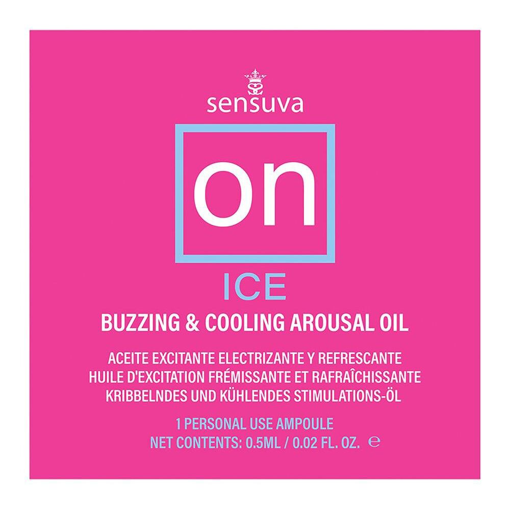 Средства для возбуждения - Пробник возбуждающего масла Sensuva – ON Arousal Oil for Her Ice (0,3 мл)