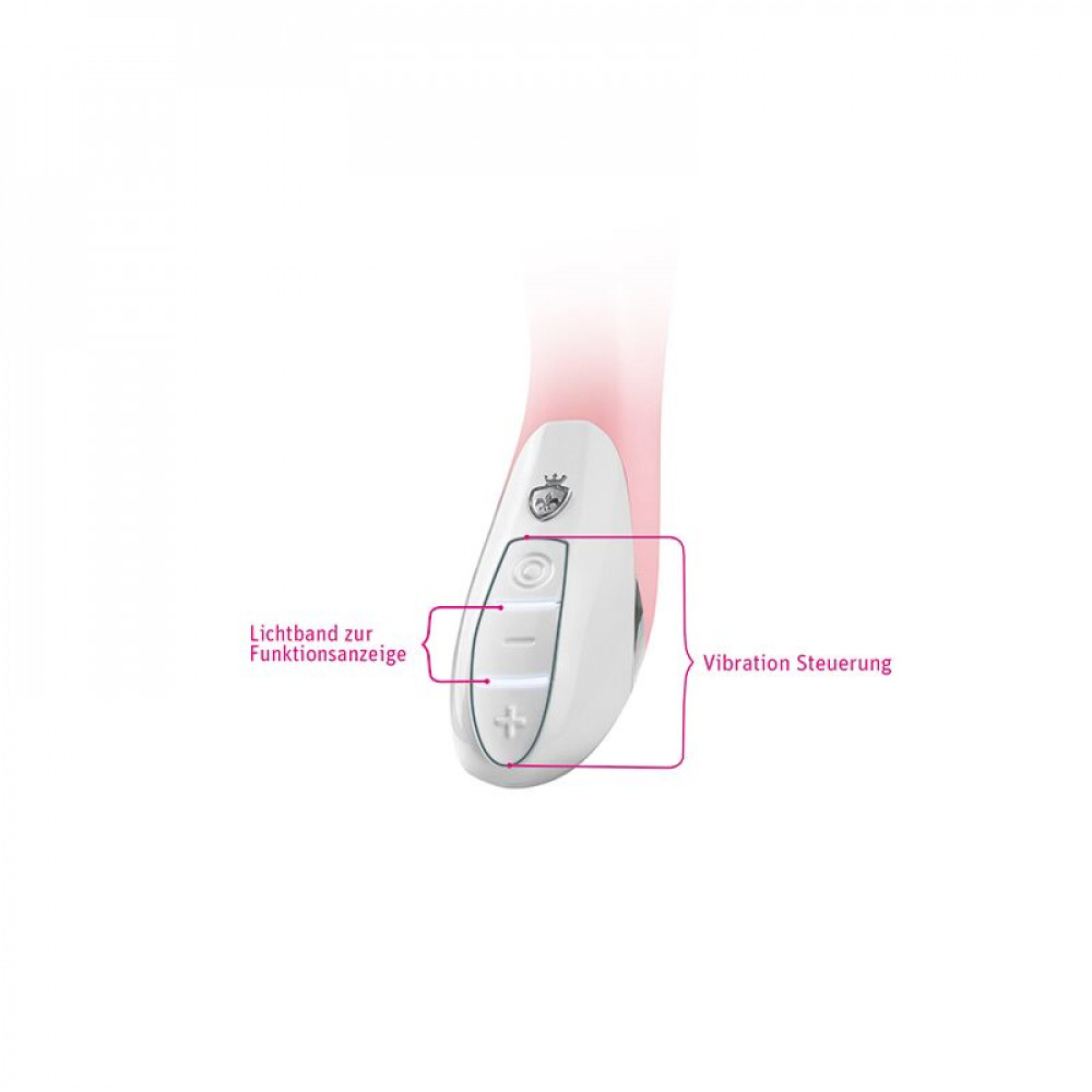 Вибратор-кролик - Вибратор-кролик Mystim Danny Divido Candy Rose с глубокой вибрацией, 2 мотора 4