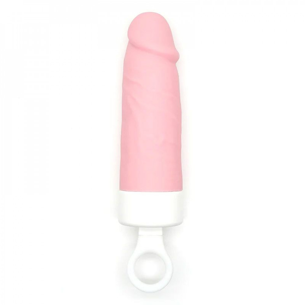 Вибратор - Вибратор CuteVibe Teddy Brown (Pink Dildo), реалистичный вибратор под видом мороженого 4
