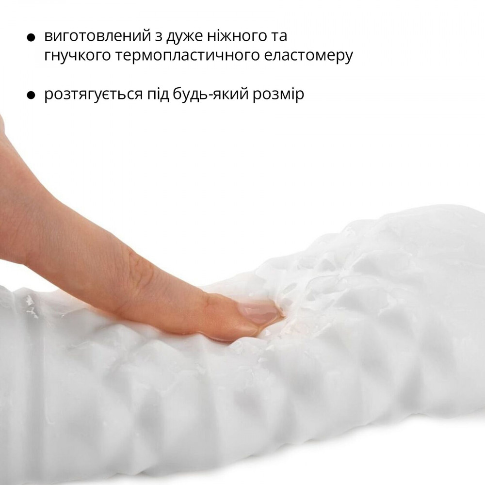 Мастурбаторы без вибрации - Мастурбатор Otouch DECOR 1-B, эффект всасывания, упругие пирамидки 3