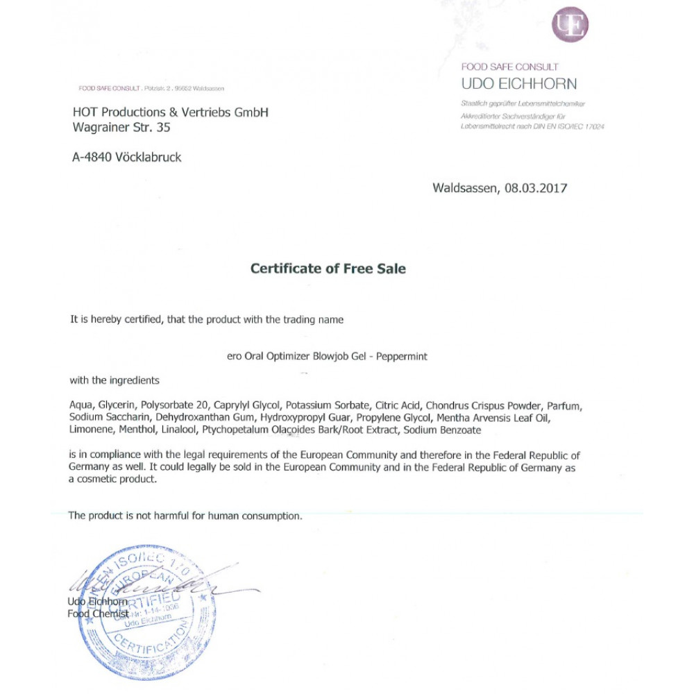 Разное - Стимулирующий оральный гель Oral Optimizer Blowjob Gel Pepermint, 50 мл 2