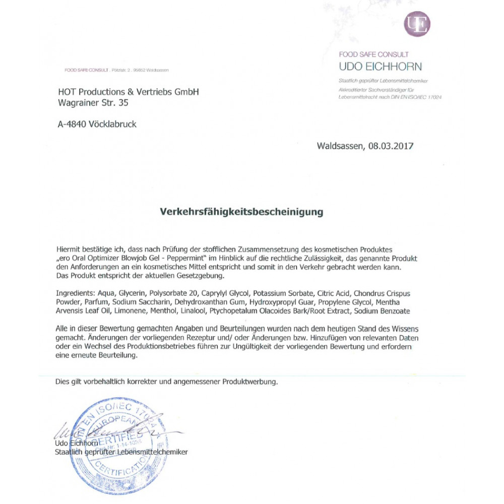 Разное - Стимулирующий оральный гель Oral Optimizer Blowjob Gel Pepermint, 50 мл 1