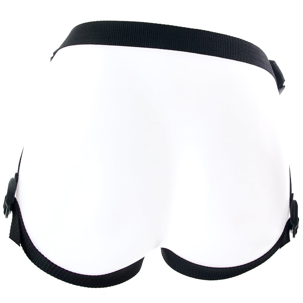 Різне - Страпон люмінесцентний Whipsmart Glow in the Dark із 3 насадками, чорний-білий 5