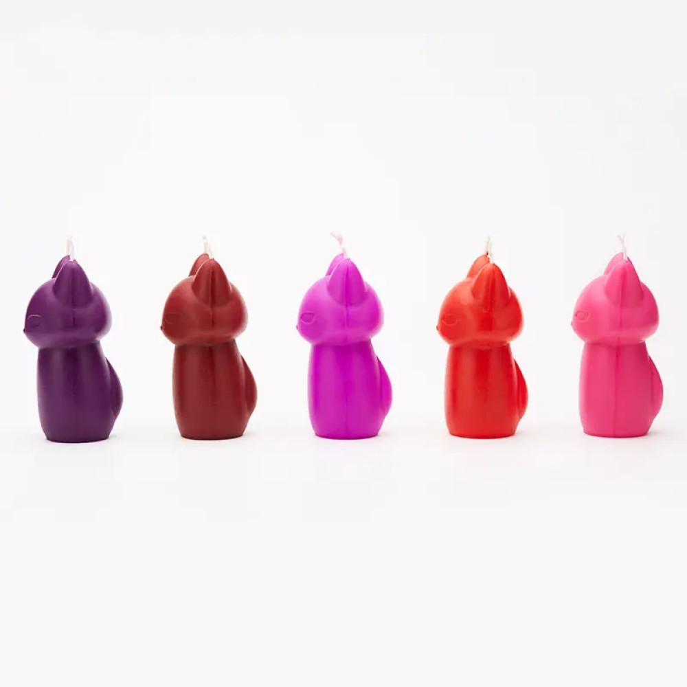 Різне - Свічка лисичка низькотемпературна Roomfun Scepter Red з ароматом, темно-червона 3