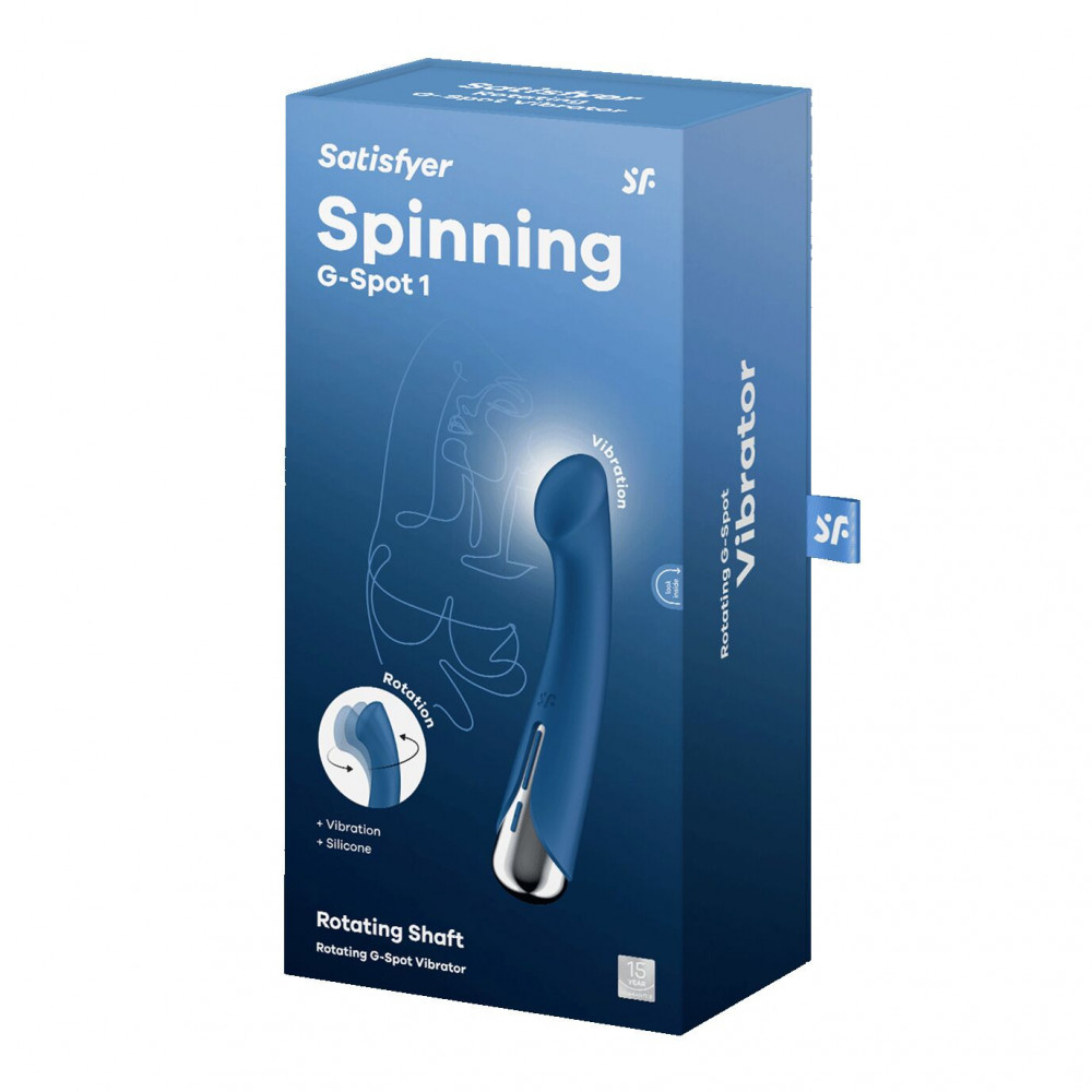 Стимулятор точки G - Вибратор Satisfyer Spinning G-Spot 1 Blue 7