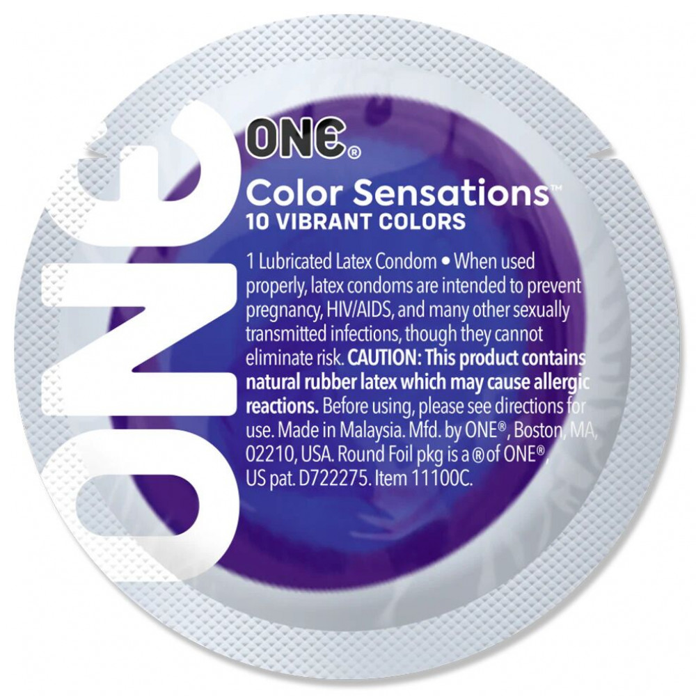 Презервативы - Презерватив ONE Color Sensations - Struck by ONE (Lavender) 1 шт 1