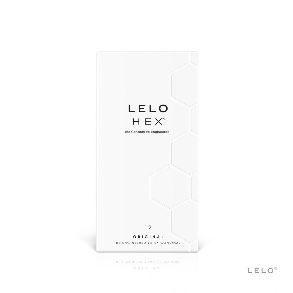 Презервативы - Презервативы LELO HEX Condoms Original 12 Pack, тонкие и суперпрочные