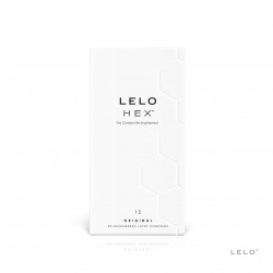 Презервативы LELO HEX Condoms Original 12 Pack, тонкие и суперпрочные