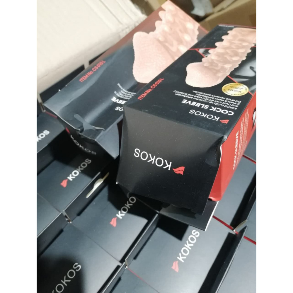 Секс игрушки - Насадка на член Kokos Cock Sleeve CS 001 L (мятая упаковка!!!) 1