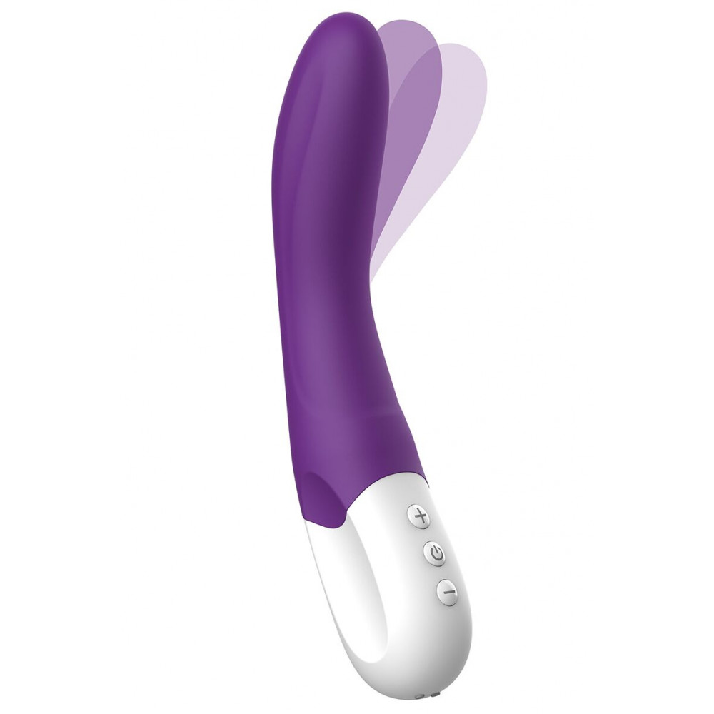 Классический вибратор - Вибратор точки G Liebe Bend It Rechargeable Purple, 10 режимов, очень мощный, гибкий ствол 1