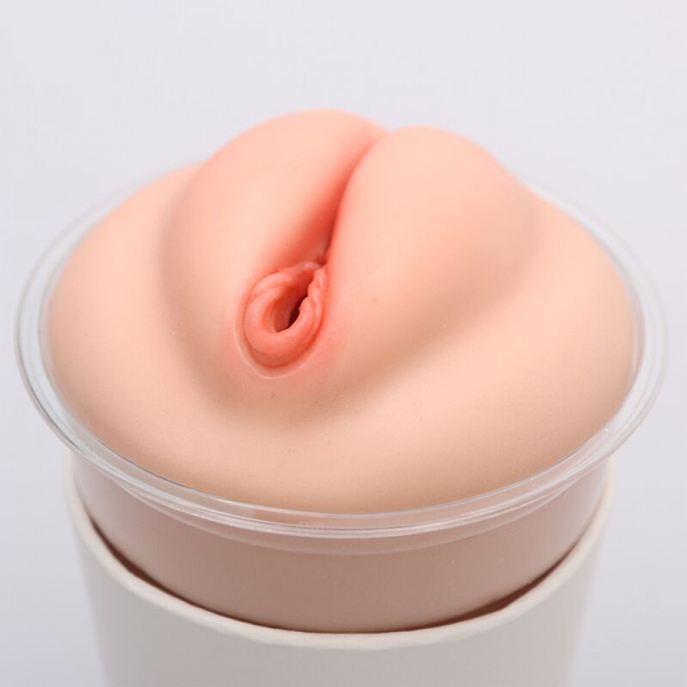 Мастурбатори без вібрації - Мастурбатор-вагіна Naked Factory Cup Sleeve V–1, наскрізний 5