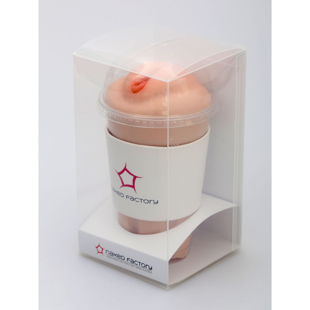 Мастурбатори без вібрації - Мастурбатор-вагіна Naked Factory Cup Sleeve V–1, наскрізний 1