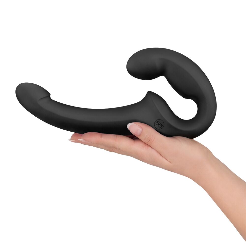 Страпони - Безремінний страпон Fun Factory SHARE LITE Black, регульований, полегшена модель 5