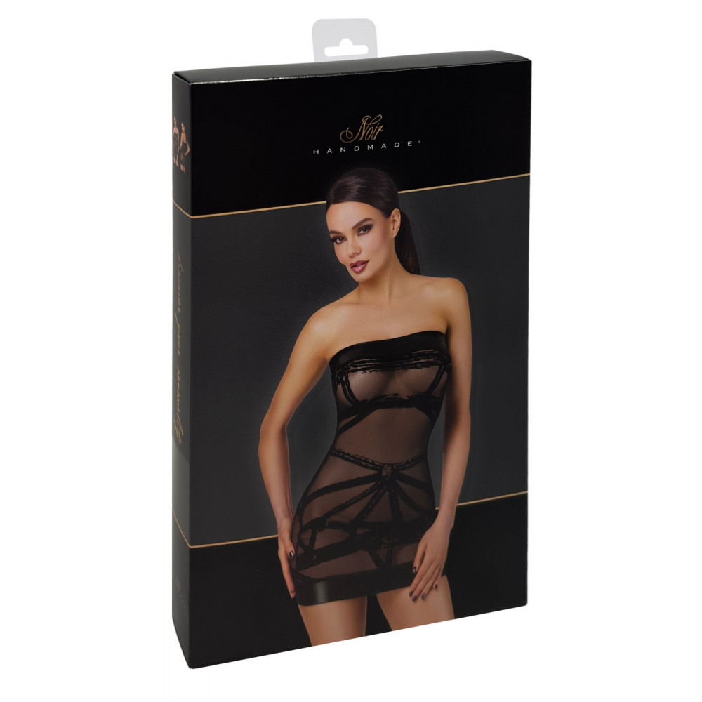  - Сукня Noir Handmade F359 Bondesque Off-shoulder mini dress L 6