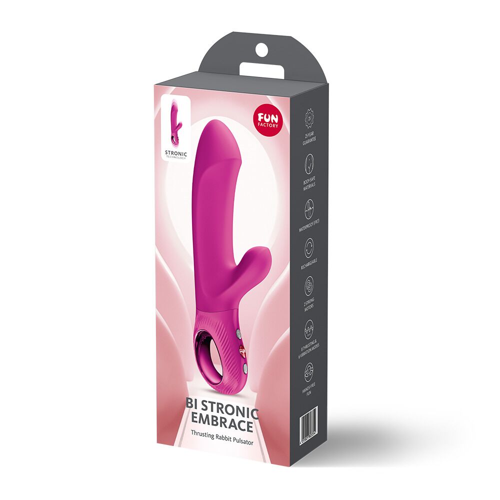 Класичний вібратор - Пульсатор Fun Factory Bi Stronic Embrace Magenta 9