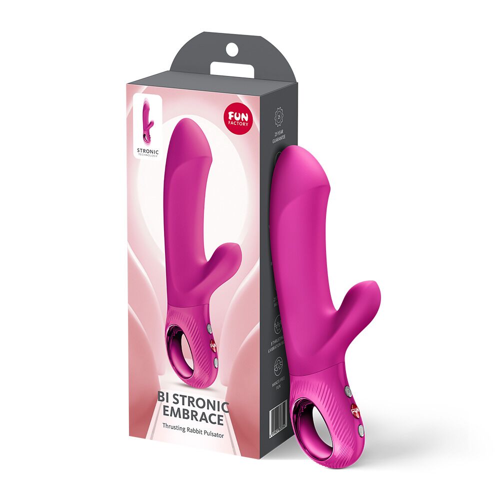 Класичний вібратор - Пульсатор Fun Factory Bi Stronic Embrace Magenta 8