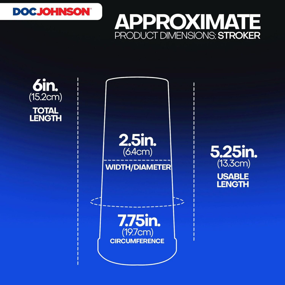 Мастурбаторы без вибрации - Мастурбатор Doc Johnson Suki Sin 8