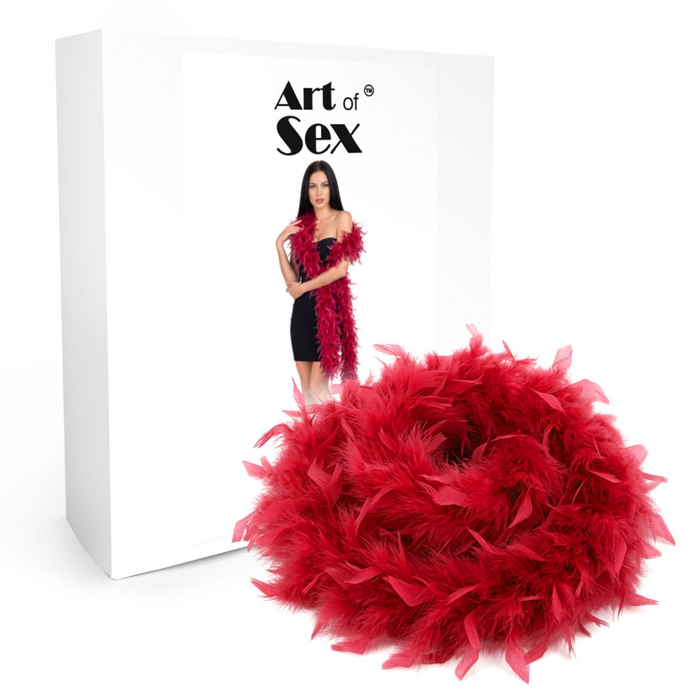 - Боа з пір’я Art of Sex, довжина 2 метри, колір червоний 1