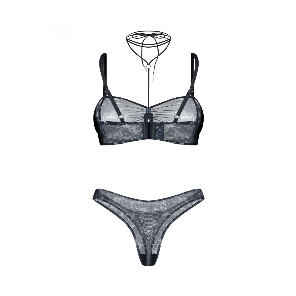 Еротичні комплекти - Комплект Obsessive Corrosis 2-pcs set S/M 4