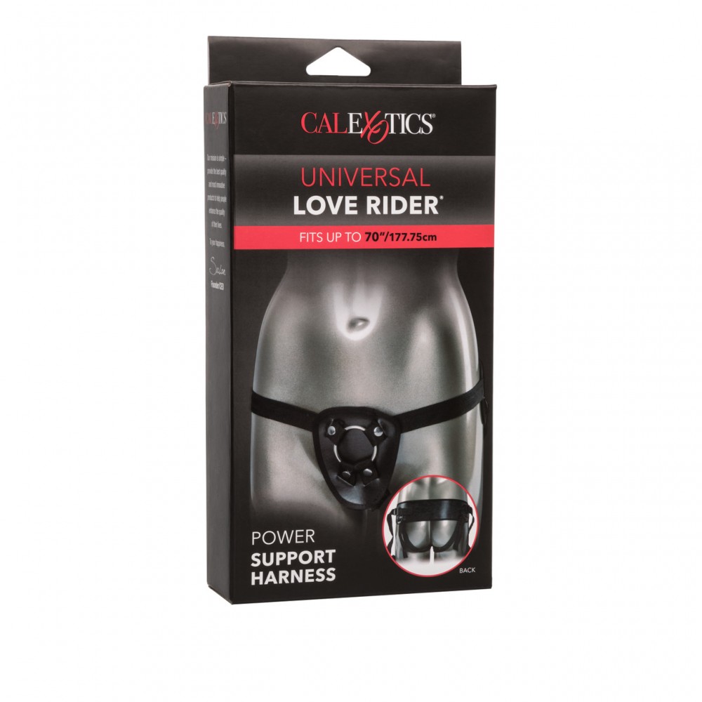 Страпон - Трусики для стрпапона CalExotics Universal Love Rider Power Support Harness - Black 2
