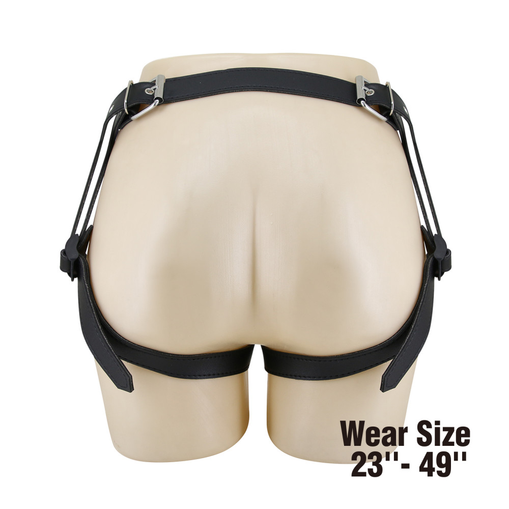 - Универсальная система для страпона Pretty Love - Caldric II Black & Blue Universal Harness Briefs, BW-022107-1 4