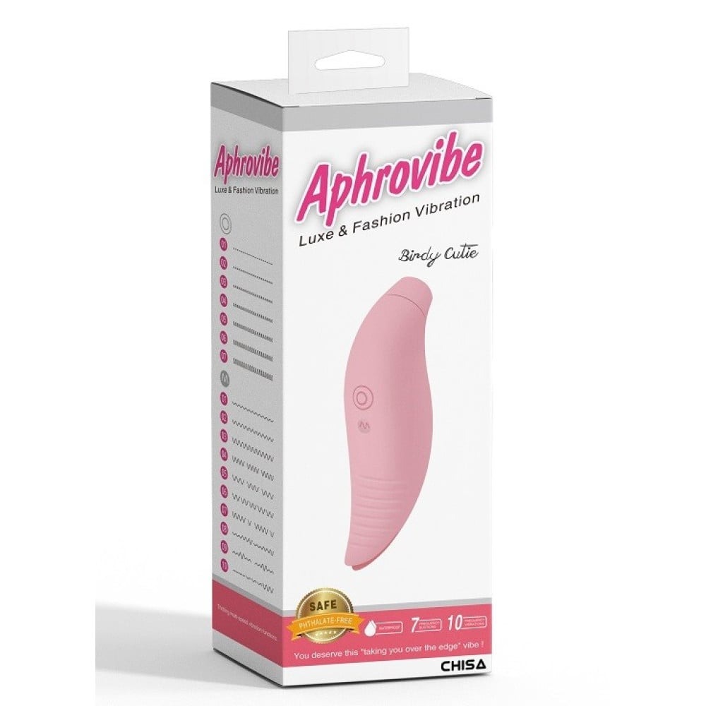 Вакуумный вибратор - Вакуумный стимулятор клитора с вибрацией двухсторонний Chisa, розовый 6