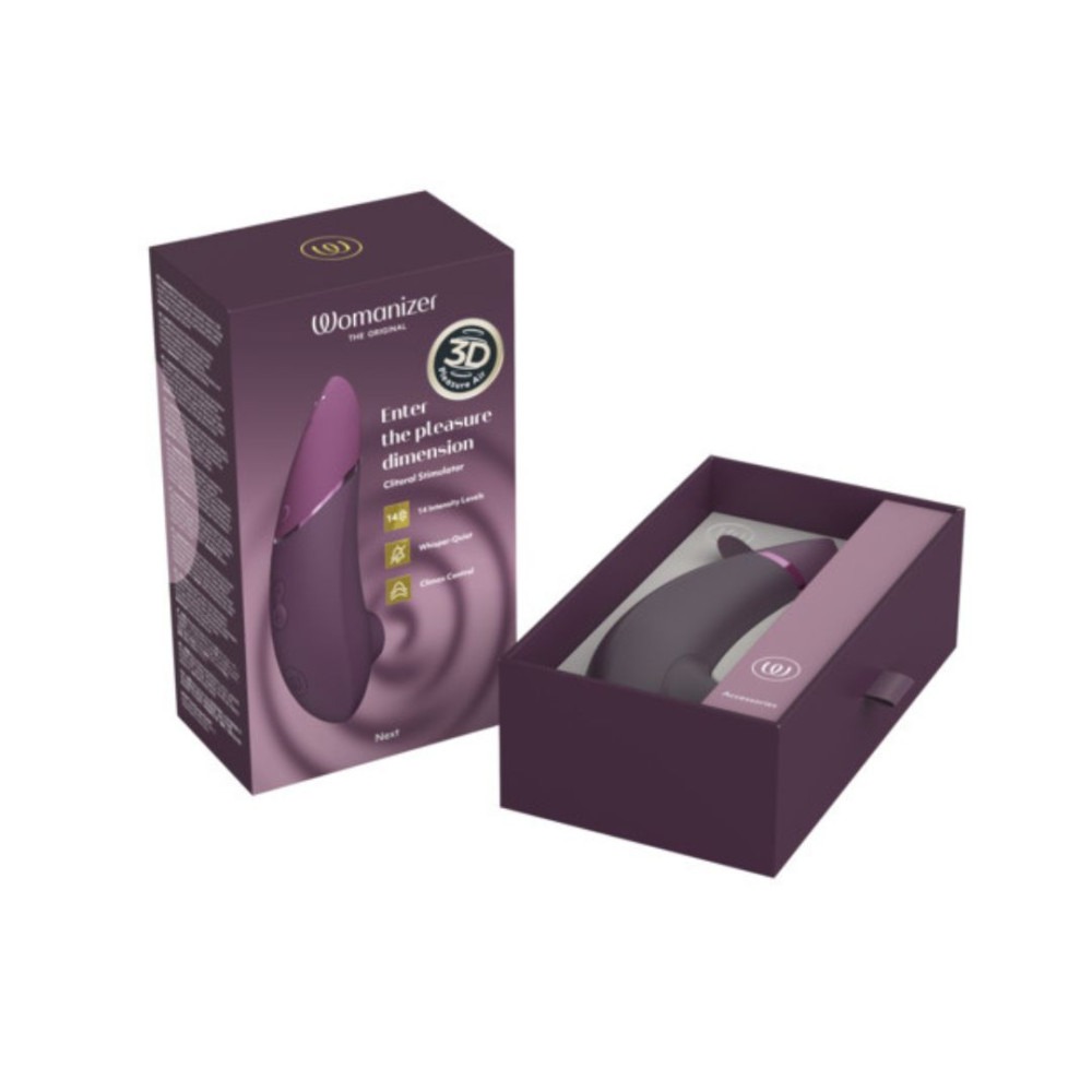  - Вакуумний стимулятор Womanizer Next Dark, фіолетовий 8