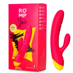 Вибратор кролик Romp Jazz со стимуляцией точки G, красный