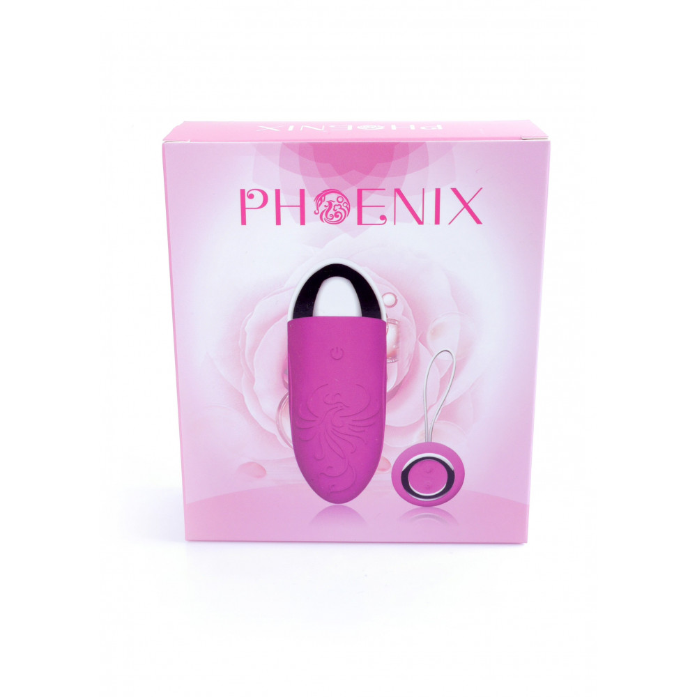 Різне - Віброяйце з пультом дистанційного керування - Remoted controller egg 0.3 USB Pink, BS2600108 6